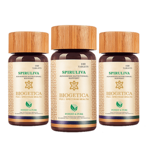 Pack of 3 Spiruliva 160 Tablets