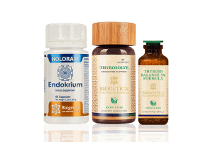 Freedom Endocrine Support Kit With Thyrosolve And Homeopathic Thyroidium 3X