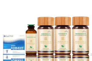 Core immunity boost kit with lung health and Smokesolve formula